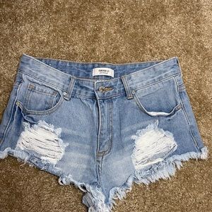Forever 21 denim shorts
